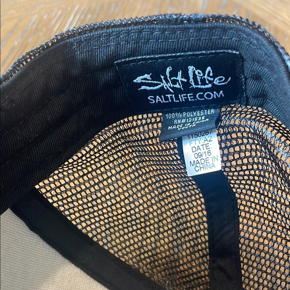 Salt Life Blue and Black Trucker Hat - Picture 4 of 6